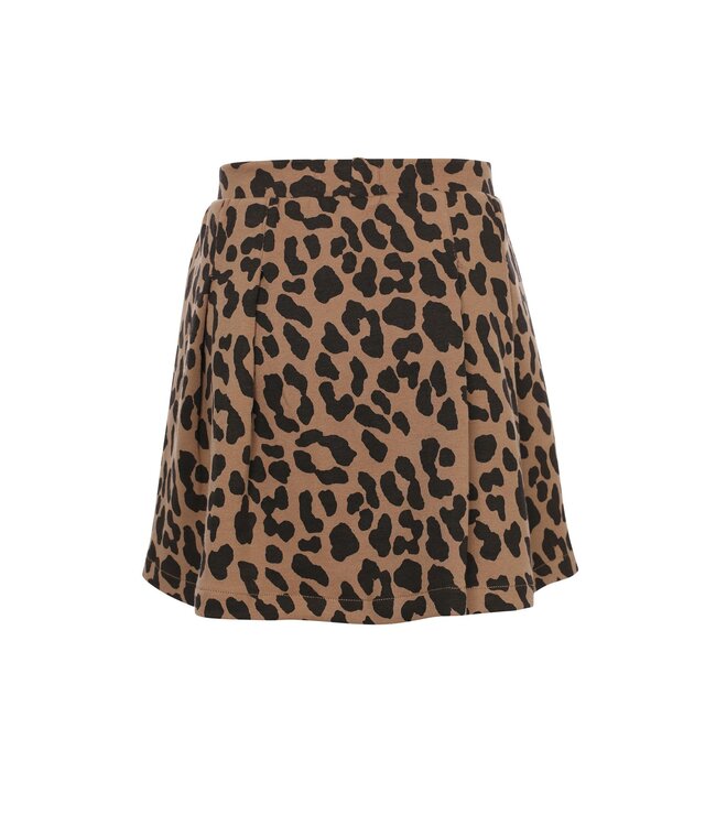 LOOXS Little winter rok meisjes - bruin - luipaard