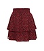 LOOXS Little winter crinckle rok meisjes - rood - bloem