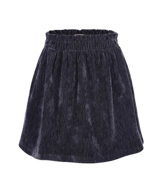 LOOXS Little winter velvet rok meisjes - donker blauw