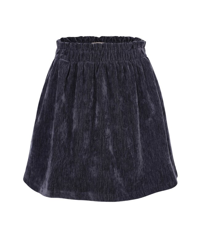 LOOXS Little winter velvet rok meisjes - donker blauw