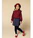 LOOXS Little winter velvet rok meisjes - donker blauw