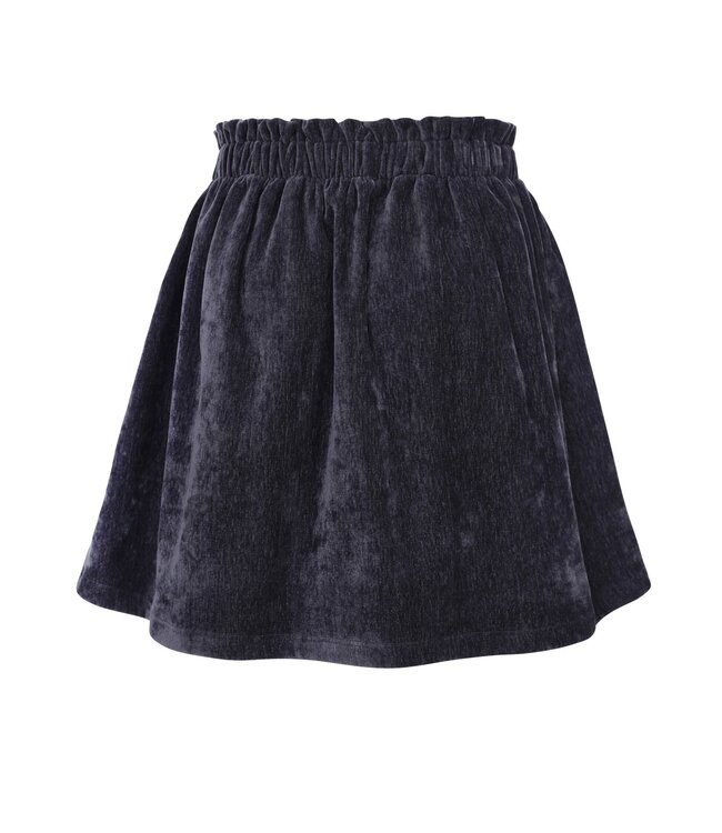 LOOXS Little winter velvet rok meisjes - donker blauw
