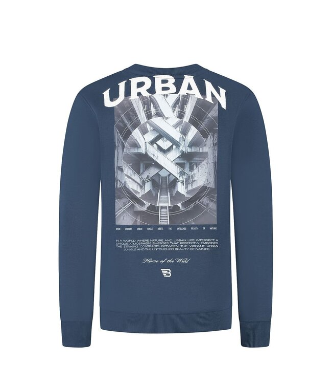Ballin winter sweater jongens - navy blauw - urban jungle