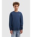 Ballin winter sweater jongens - navy blauw - zigzag logo