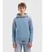 Ballin winter hoodie jongens - blauw/grijs - logo