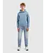 Ballin winter hoodie jongens - blauw/grijs - logo
