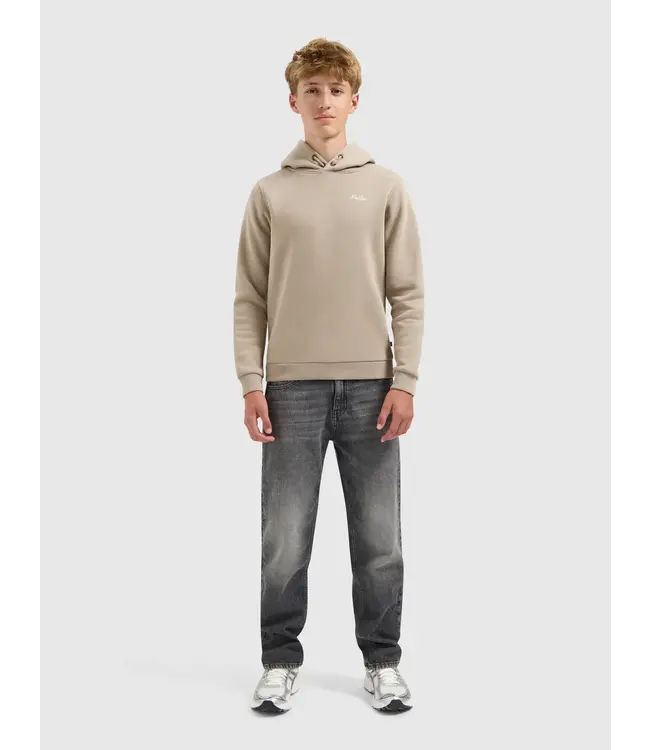 Ballin winter hoodie jongens - taupe - echoes of the urban wild