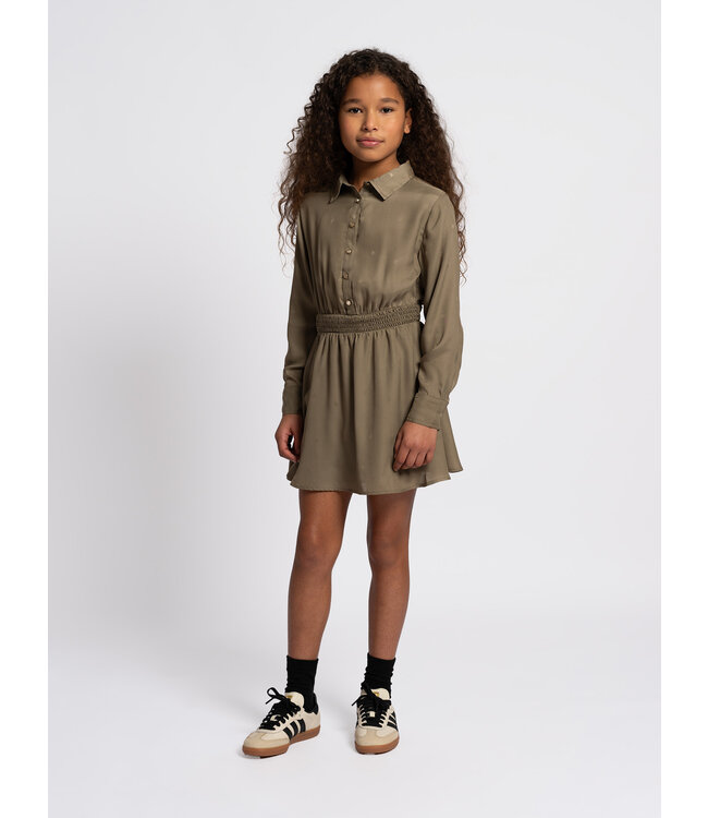 Nik&Nik winter jurk meisjes - groen - Rihanna