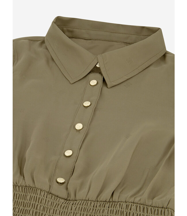 Nik&Nik winter jurk meisjes - groen - Rihanna