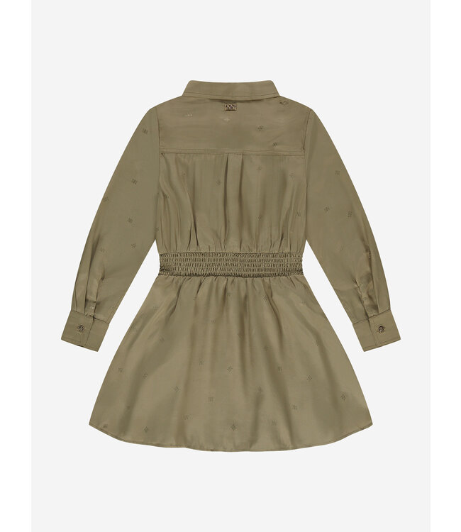 Nik&Nik winter jurk meisjes - groen - Rihanna