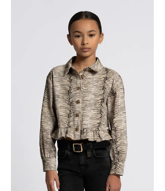 Nik&Nik winter winterjas meisjes - zand - Lean