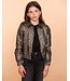 Geisha winter jas meisjes - goud/zwart - metallic, luipaard