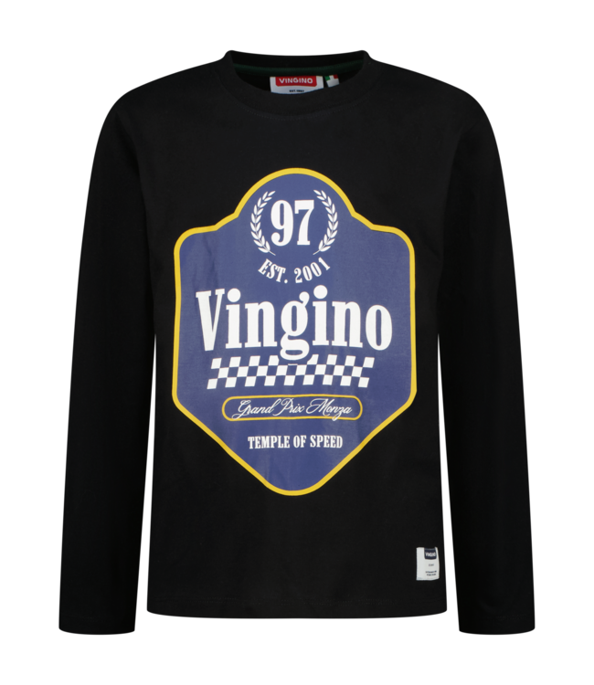 Vingino winter t-shirt jongens - zwart - Jacing