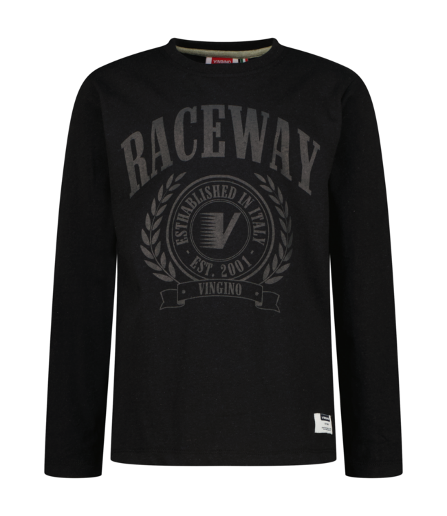 Vingino winter t-shirt jongens - zwart - Jelee