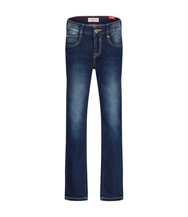 Vingino winter jeans broek jongens - donker blauw - Aron - skinny fit