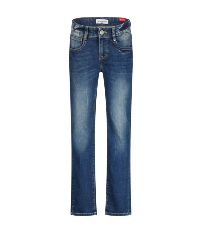 Vingino winter jeans broek jongens - vintage blauw - Aron - skinny fit