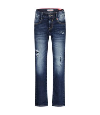 Vingino winter jeans broek jongens - vintage blauw - Dante craftes - slim fit