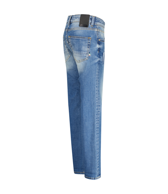 Vingino winter jeans broek jongens - old vintage blauw - Dante craftes - slim fit