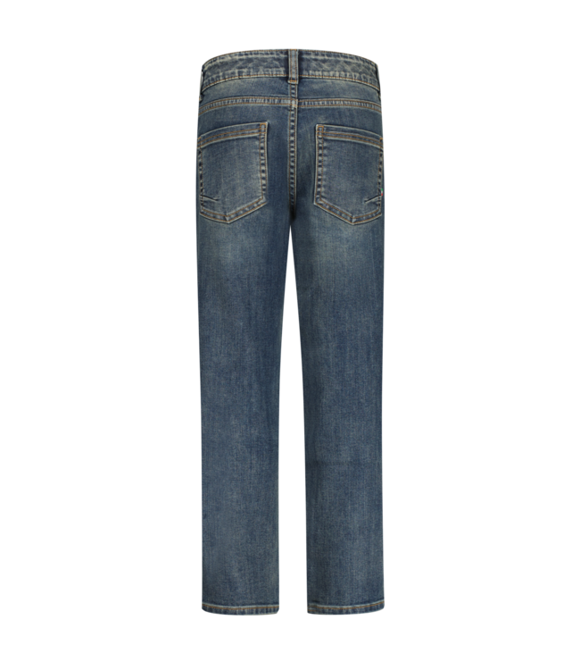 Vingino winter jeans broek jongens - midden blauw - Constantino - loose fit