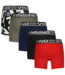 Vingino winter ondergoed jongens - multi rood - 5-pack