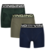 Vingino winter ondergoed jongens - army groen - 3-pack