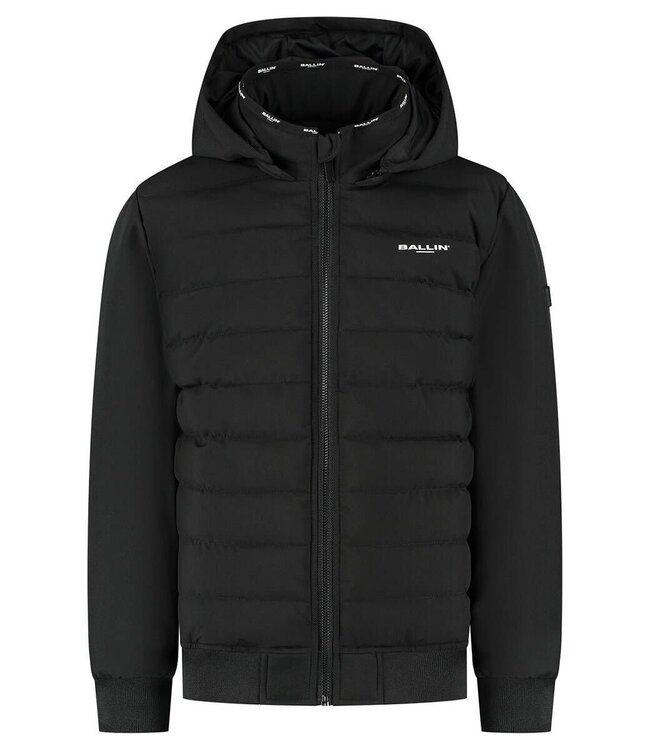 Ballin winter winterjas jongens - zwart - gewatteerd