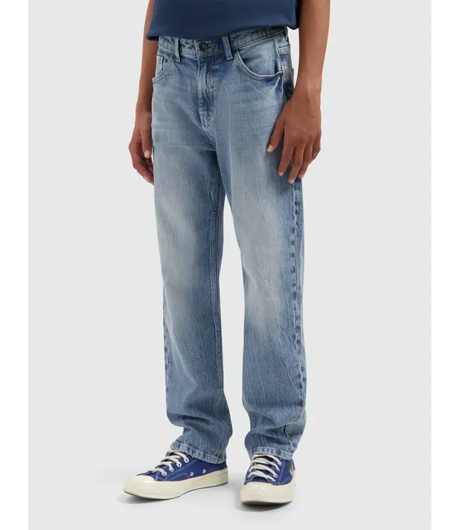 Ballin winter jeans broek jongens - blauw - The Luke loose