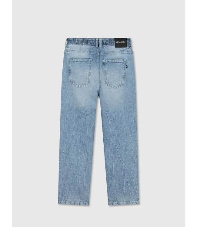 Ballin winter jeans broek jongens - blauw - The Luke loose