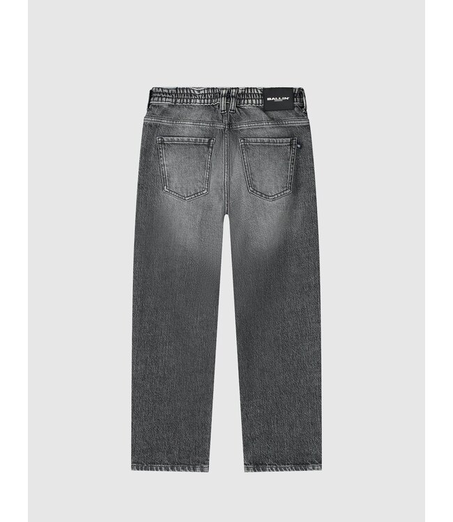Ballin winter jeans broek jongens - grijs - The Luke loose
