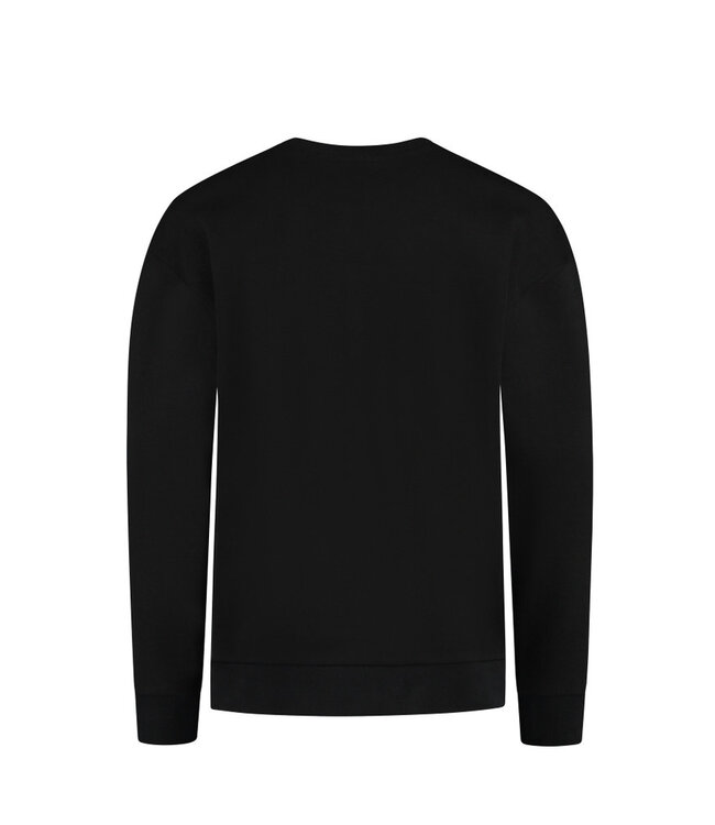 Ballin winter sweater jongens - zwart - cirkel logo