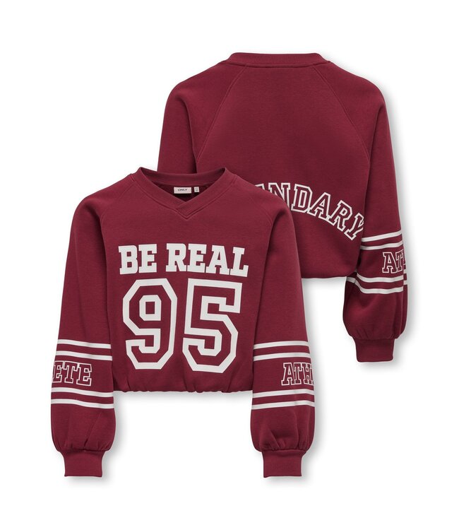 Kids ONLY winter sweater meisjes - paars - KogColetta - regular fit