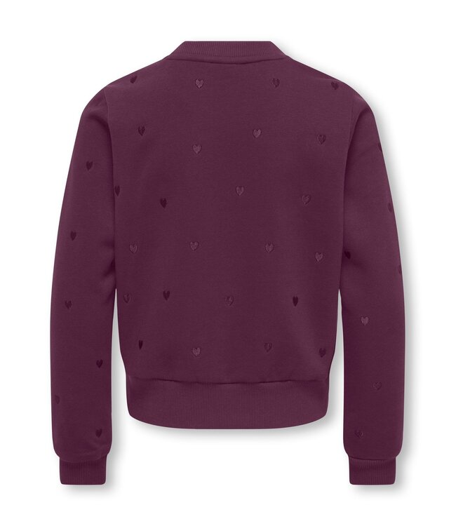 Kids ONLY winter sweater meisjes - paars - KogAtika - regular fit