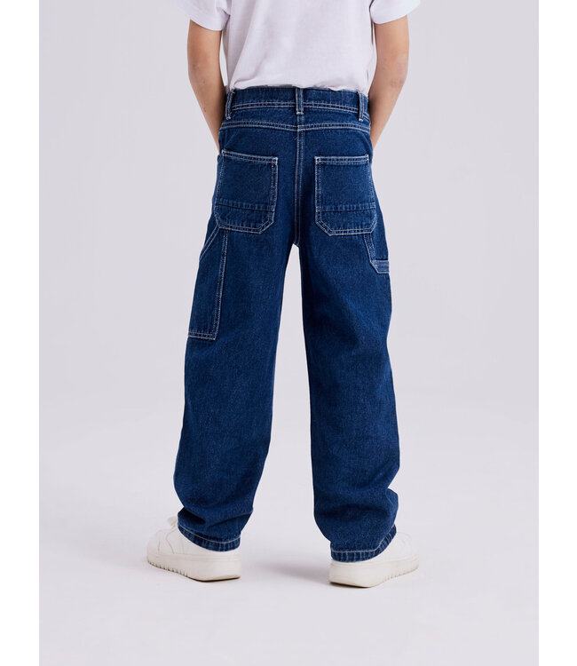 Name it winter jeans broek jongens - donker blauw - NkmRyan - straight fit