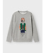 Name it winter sweater jongens - grijs - NkmPsalko - loose fit