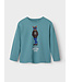 Name it winter shirt jongens - turquoise - NkmPsakob
