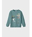 Name it winter sweater jongens - turquoise - NkmPbambo