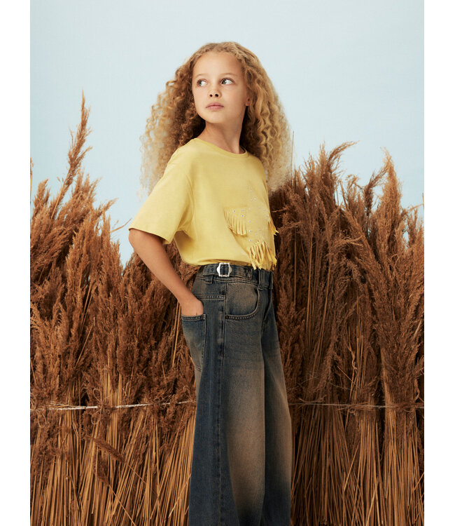 Name it winter jeans broek meisjes - donker blauw - NkfBella - skater fit