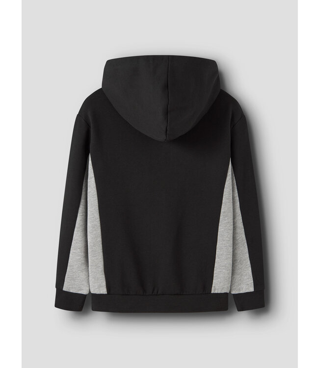 Name it winter sweat vest jongens - zwart - NkmLenno