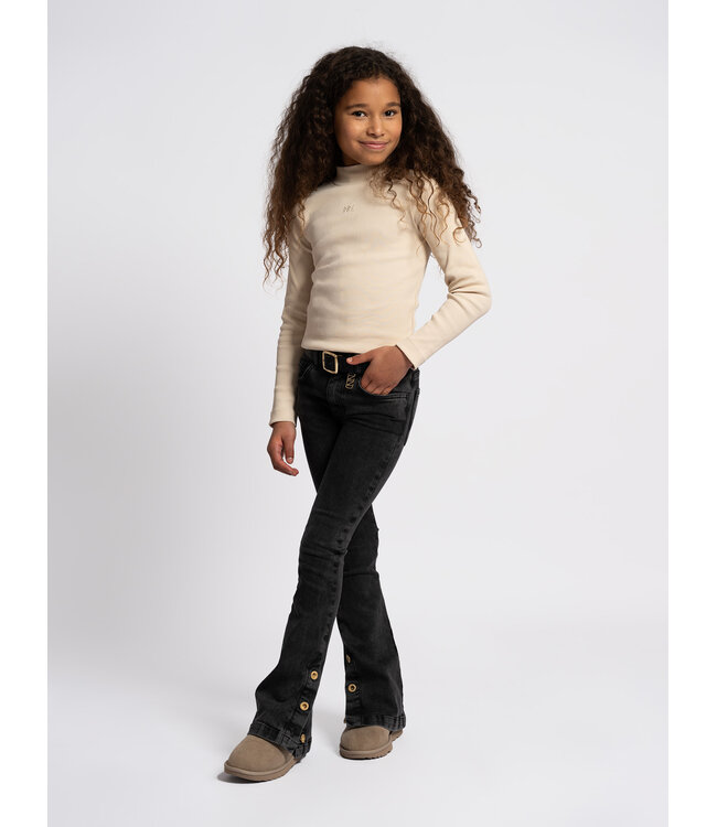 Nik&Nik winter jeansbroek meisjes - grijs denim - Saar