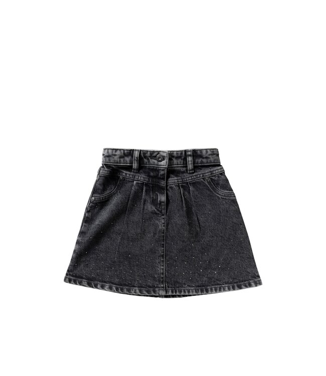 Your wishes winter rok meisjes - grijs - denim, glitter, stretch