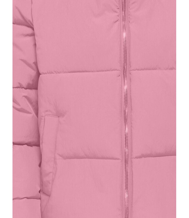 Kids ONLY winter winterjas meisjes - roze - puffer - Kogmalia