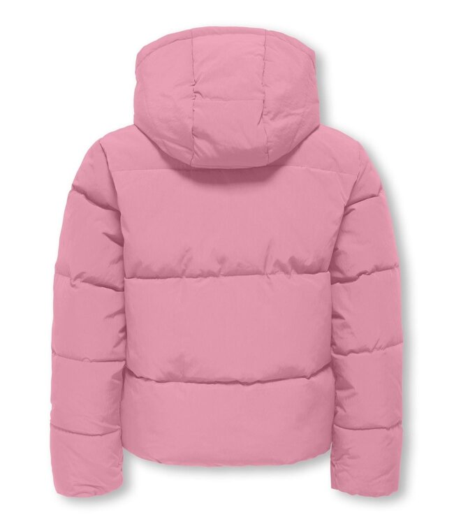 Kids ONLY winter winterjas meisjes - roze - puffer - Kogmalia
