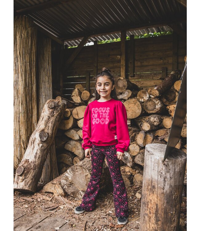 LOOXS Little winter sweater meisjes - roze