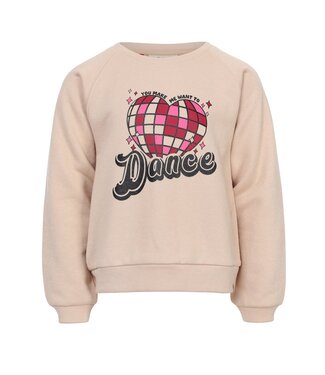 LOOXS Little winter sweater meisjes - beige - lurex