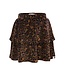 LOOXS Little winter velvet rok meisjes - bruin - luipaard