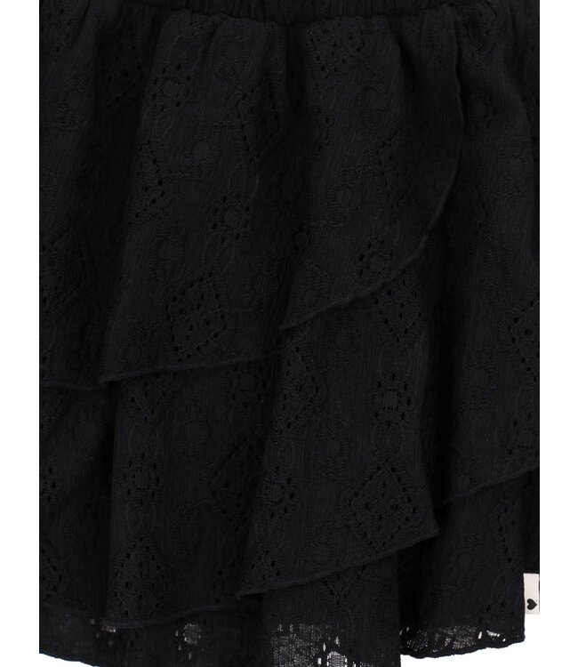 LOOXS Little winter lace rok meisjes - zwart