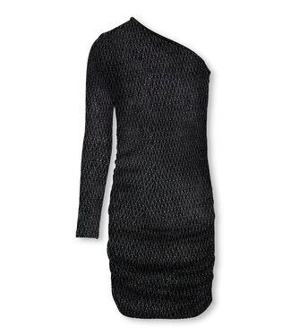 Kids ONLY winter jurk meisjes - zwart - KogQueen - regular fit, glitter
