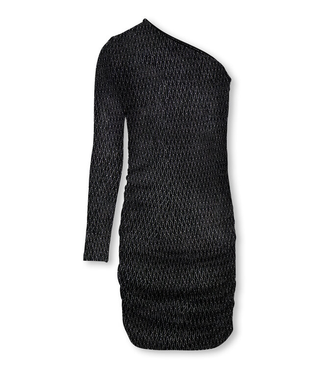 Kids ONLY winter jurk meisjes - zwart - KogQueen - regular fit, glitter
