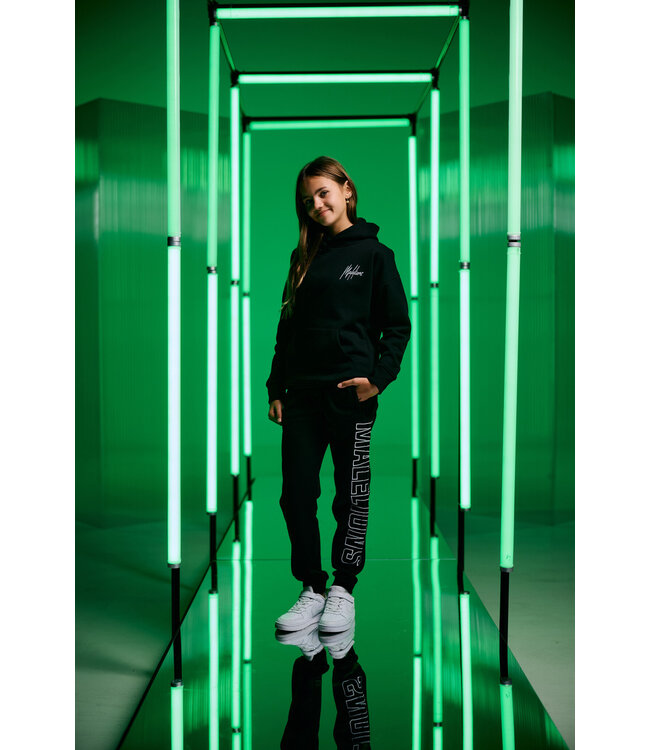 Malelions winter tracksuit meisjes - zwart - Tribe + GRATIS PET!