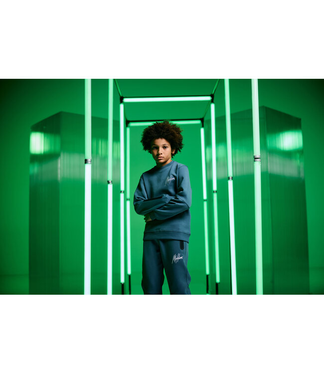 Malelions winter sweater jongens - teal blauw - Sport Counter